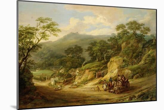 Nadderwater Near Exeter, C.1825-James Leakey-Mounted Giclee Print