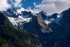 Panorama of a Colored Mountain Landscape in South Tyrol, Italy with the Snow Covered Mountains. Hig-nadia_if-Premier Image Canvas