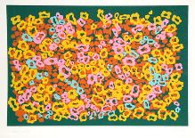 Untitled - Floral Landscape-Nadine Prado-Serigraph