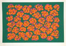 Untitled - Floral Landscape-Nadine Prado-Serigraph