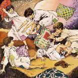 Wendy, Michael and John Sleeping, Illustration from 'Peter Pan' by J.M. Barrie-Nadir Quinto-Giclee Print