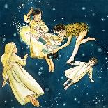 Peter and the Mermaids, Illustration from 'Peter Pan' by J.M. Barrie-Nadir Quinto-Giclee Print