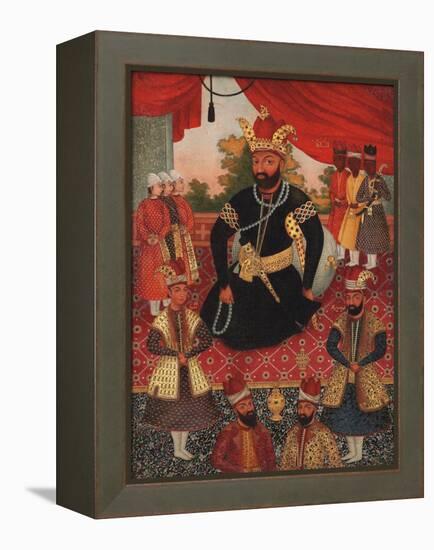 Nadir Shah Afshar and his Court-Asian School-Framed Premier Image Canvas