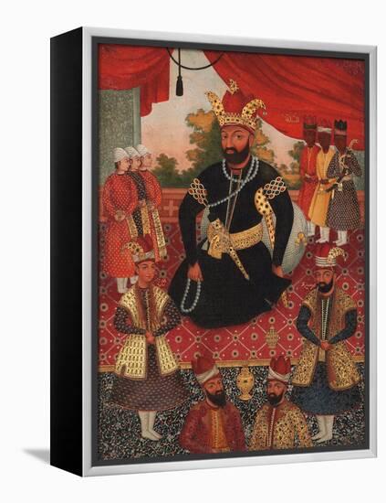 Nadir Shah Afshar and his Court-Asian School-Framed Premier Image Canvas