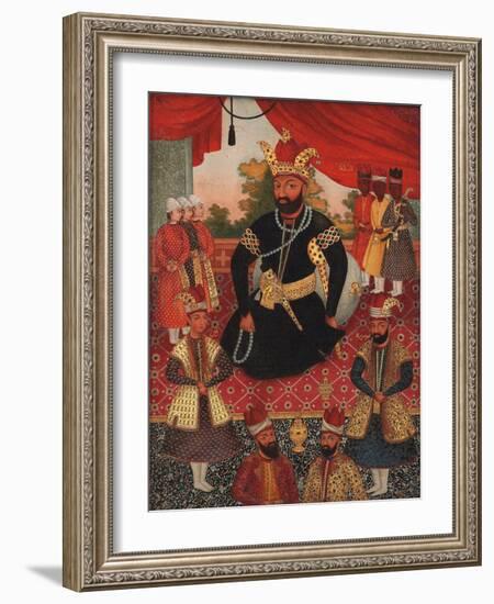 Nadir Shah Afshar and his Court-Asian School-Framed Giclee Print