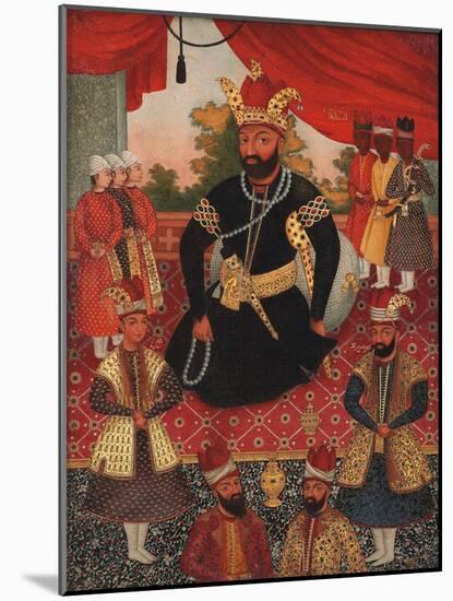 Nadir Shah Afshar and his Court-Asian School-Mounted Giclee Print