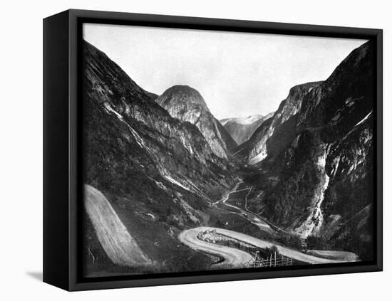 Naerodal Pass, Norway, 1893-John L Stoddard-Framed Premier Image Canvas