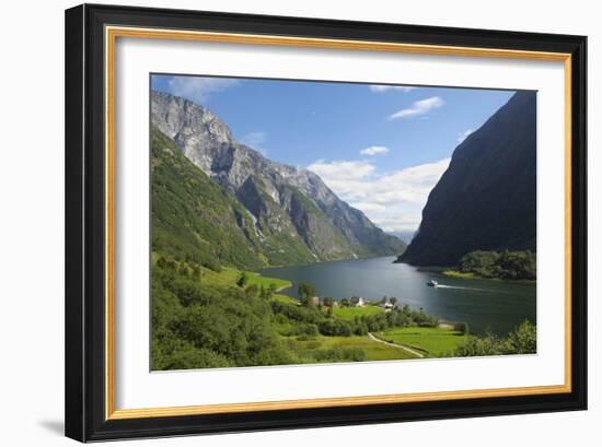 Naeroyfjorden, Near Bakka, Sogn Og Fjordane, UNESCO World Heritage Site, Norway-Gary Cook-Framed Photographic Print