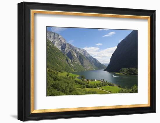 Naeroyfjorden, Near Bakka, Sogn Og Fjordane, UNESCO World Heritage Site, Norway-Gary Cook-Framed Photographic Print