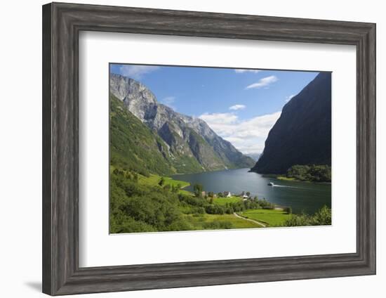 Naeroyfjorden, Near Bakka, Sogn Og Fjordane, UNESCO World Heritage Site, Norway-Gary Cook-Framed Premium Photographic Print