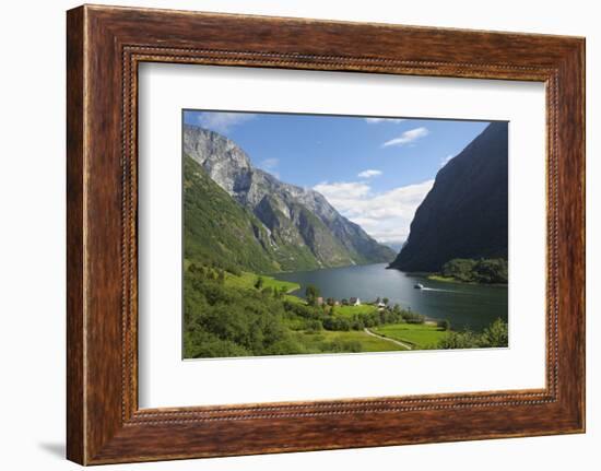 Naeroyfjorden, Near Bakka, Sogn Og Fjordane, UNESCO World Heritage Site, Norway-Gary Cook-Framed Premium Photographic Print