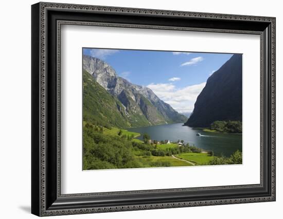 Naeroyfjorden, Near Bakka, Sogn Og Fjordane, UNESCO World Heritage Site, Norway-Gary Cook-Framed Premium Photographic Print