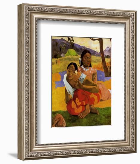 Nafea Faa Ipcipo-Paul Gauguin-Framed Art Print