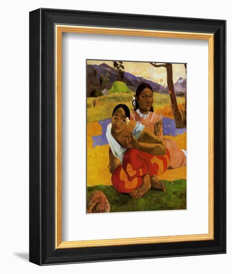 Nafea Faa Ipcipo-Paul Gauguin-Framed Art Print