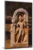 Naga King on a Guardstone at entrance to Ratanapasada, Anuradhapura, 8-9th century. (20th century)-Unknown-Mounted Photographic Print