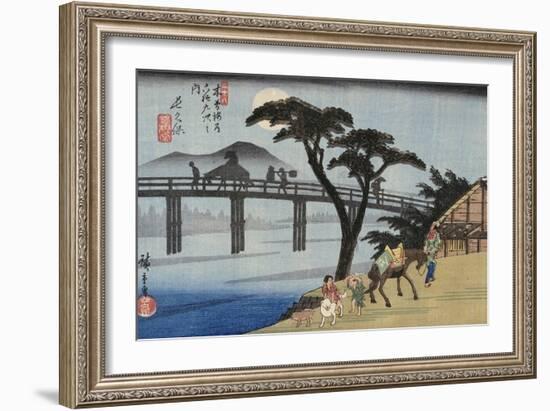 Nagakubo-Ando Hiroshige-Framed Giclee Print