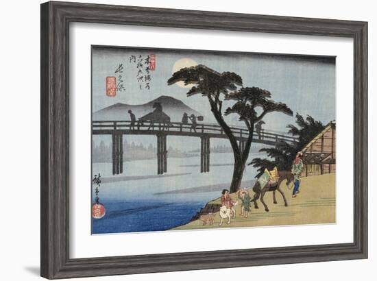 Nagakubo-Ando Hiroshige-Framed Giclee Print