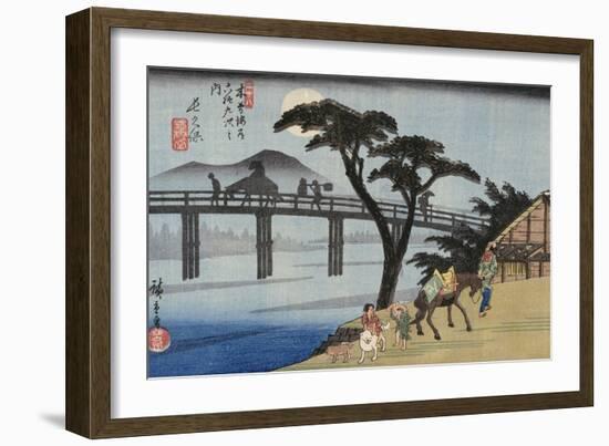 Nagakubo-Ando Hiroshige-Framed Giclee Print