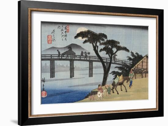 Nagakubo-Ando Hiroshige-Framed Giclee Print