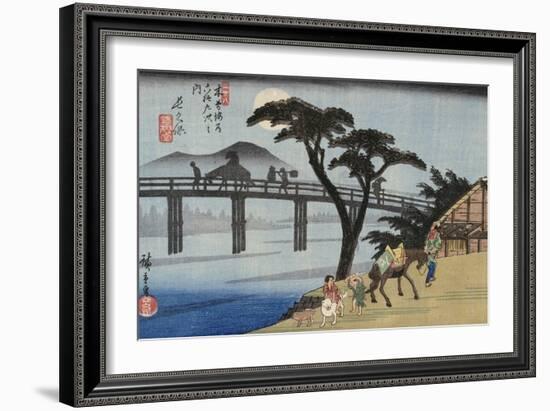 Nagakubo-Ando Hiroshige-Framed Giclee Print