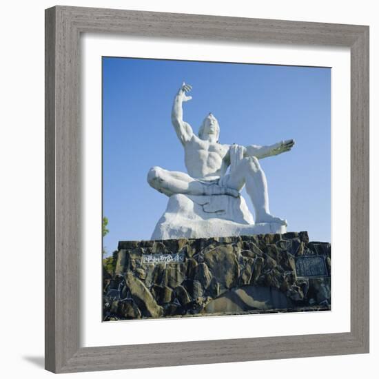 Nagasaki Peace Park, Peace Statue, Nagasaki, Japan-Christopher Rennie-Framed Photographic Print