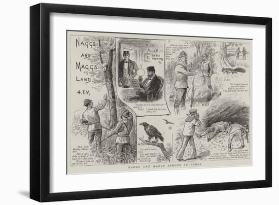 Naggs and Maggs Ashore in Corea-null-Framed Giclee Print