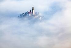 Rural landscape with flock of sheep in Dumesti, Apuseni mountains, Romania, Europe-Nagy Melinda-Photographic Print