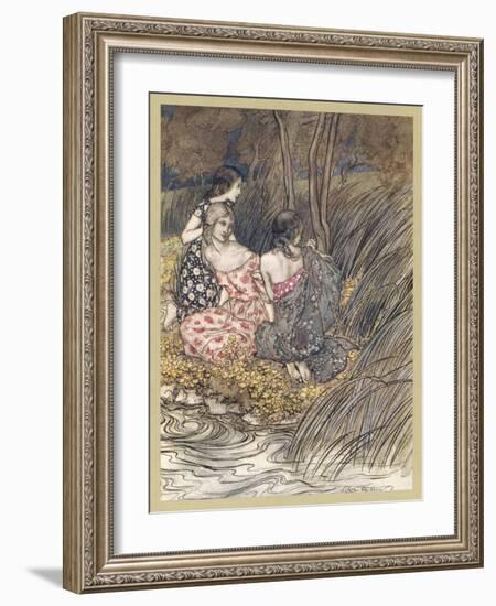 Naiads-Arthur Rackham-Framed Art Print