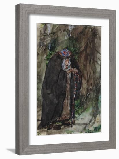 Naina.Costume Design for the Opera Ruslan and Lyudmila by M. Glinka-Valentin Alexandrovich Serov-Framed Giclee Print