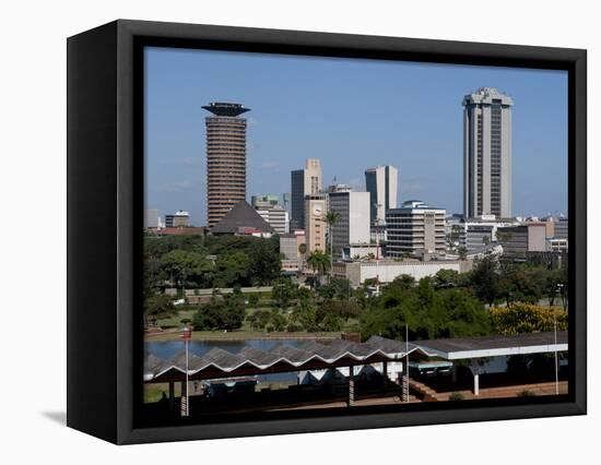 Nairobi Skyline From Uhuru Park, Nairobi, Kenya, East Africa, Africa-Charles Bowman-Framed Premier Image Canvas