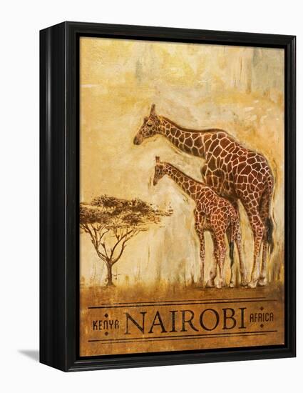 Nairobi-Patricia Pinto-Framed Stretched Canvas