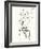 Naive Flower Sketch V-Jennifer Goldberger-Framed Art Print