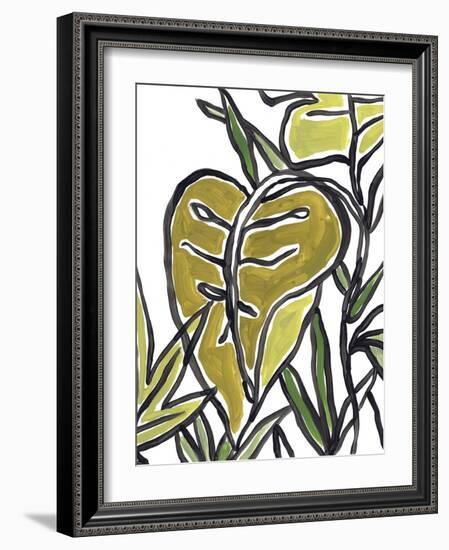 Naive Foliage IV-June Vess-Framed Art Print