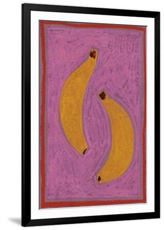 Naive Fruit - Banana' Stretched Canvas Print - Joelle Wehkamp | Art.com