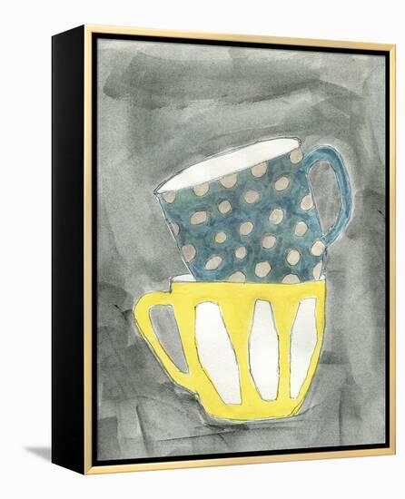 Naive Kitchen - Cup-Lottie Fontaine-Framed Stretched Canvas