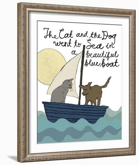 Naive Tale - Boat-Lottie Fontaine-Framed Giclee Print