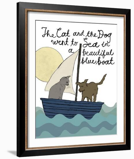 Naive Tale - Boat-Lottie Fontaine-Framed Giclee Print