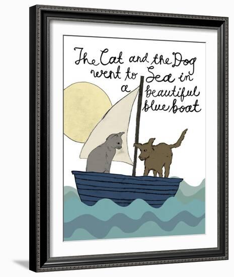 Naive Tale - Boat-Lottie Fontaine-Framed Giclee Print