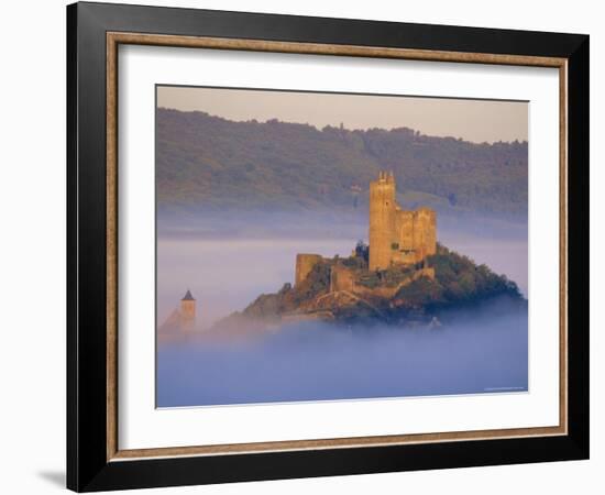 Najac Castle, Aveyron, Midi Pyrenees, France, Europe-Charles Bowman-Framed Photographic Print