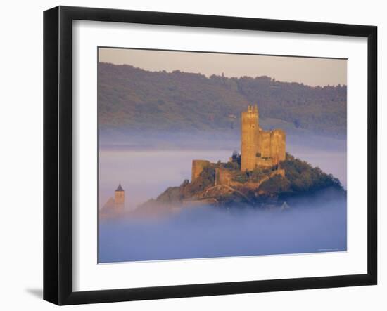 Najac Castle, Aveyron, Midi Pyrenees, France, Europe-Charles Bowman-Framed Photographic Print