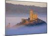 Najac Castle, Aveyron, Midi Pyrenees, France, Europe-Charles Bowman-Mounted Photographic Print