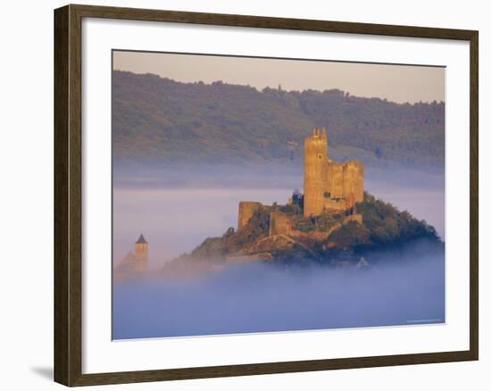 Najac Castle, Aveyron, Midi Pyrenees, France, Europe-Charles Bowman-Framed Photographic Print