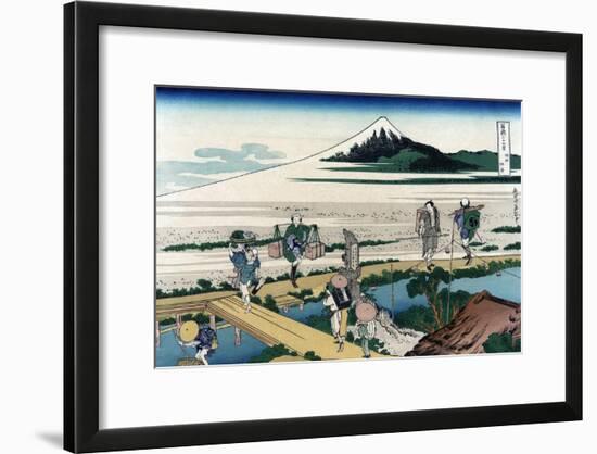 Nakahara in Sagami Province-Katsushika Hokusai-Framed Art Print