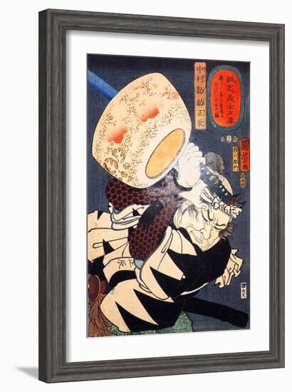 Nakamura Kannosuke Masatachi-Kuniyoshi Utagawa-Framed Giclee Print