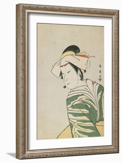 Nakamura Noshio II as Tonase, 1795-Katsukawa Shun'ei-Framed Giclee Print