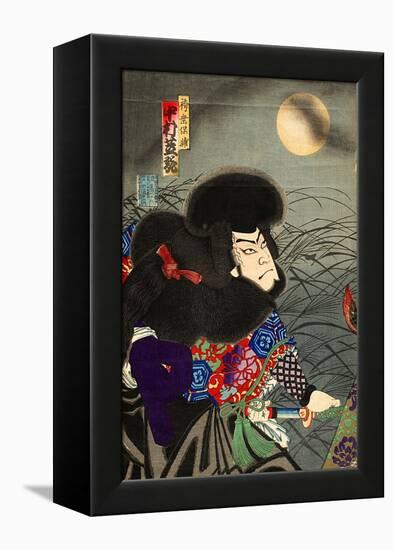 Nakamura Shikan Iv as Hakamadare Yasusuke-Kunichika toyohara-Framed Premier Image Canvas