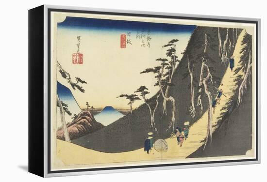 Nakayama of Sayo in Nissaka, C. 1833-Utagawa Hiroshige-Framed Premier Image Canvas