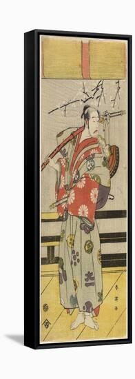 Nakayama Tatezo as Motoyosho Shiro_, 1792-Katsukawa Shun'ei-Framed Premier Image Canvas