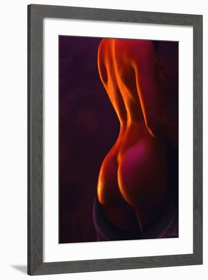 Naked Back-Richard Desmarais-Framed Art Print