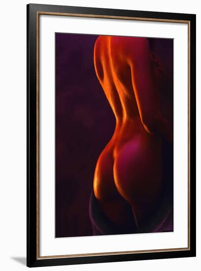 Naked Back-Richard Desmarais-Framed Art Print